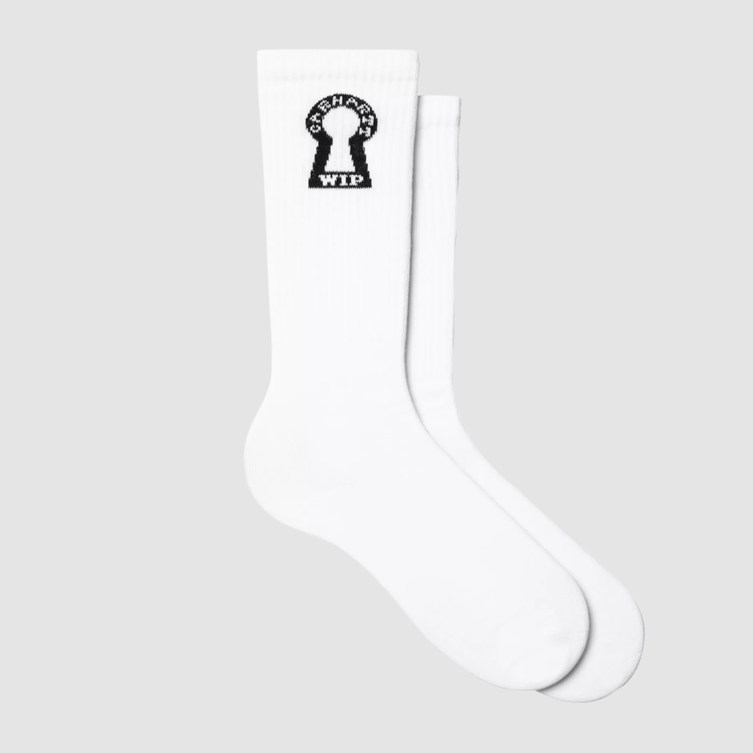 Locked Socks White / Black