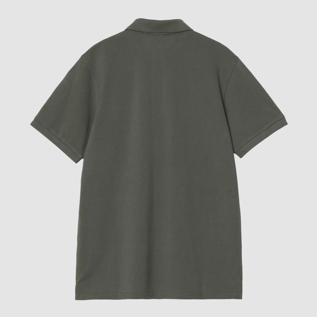 S/S Chase Pique Polo Leaf / Gold