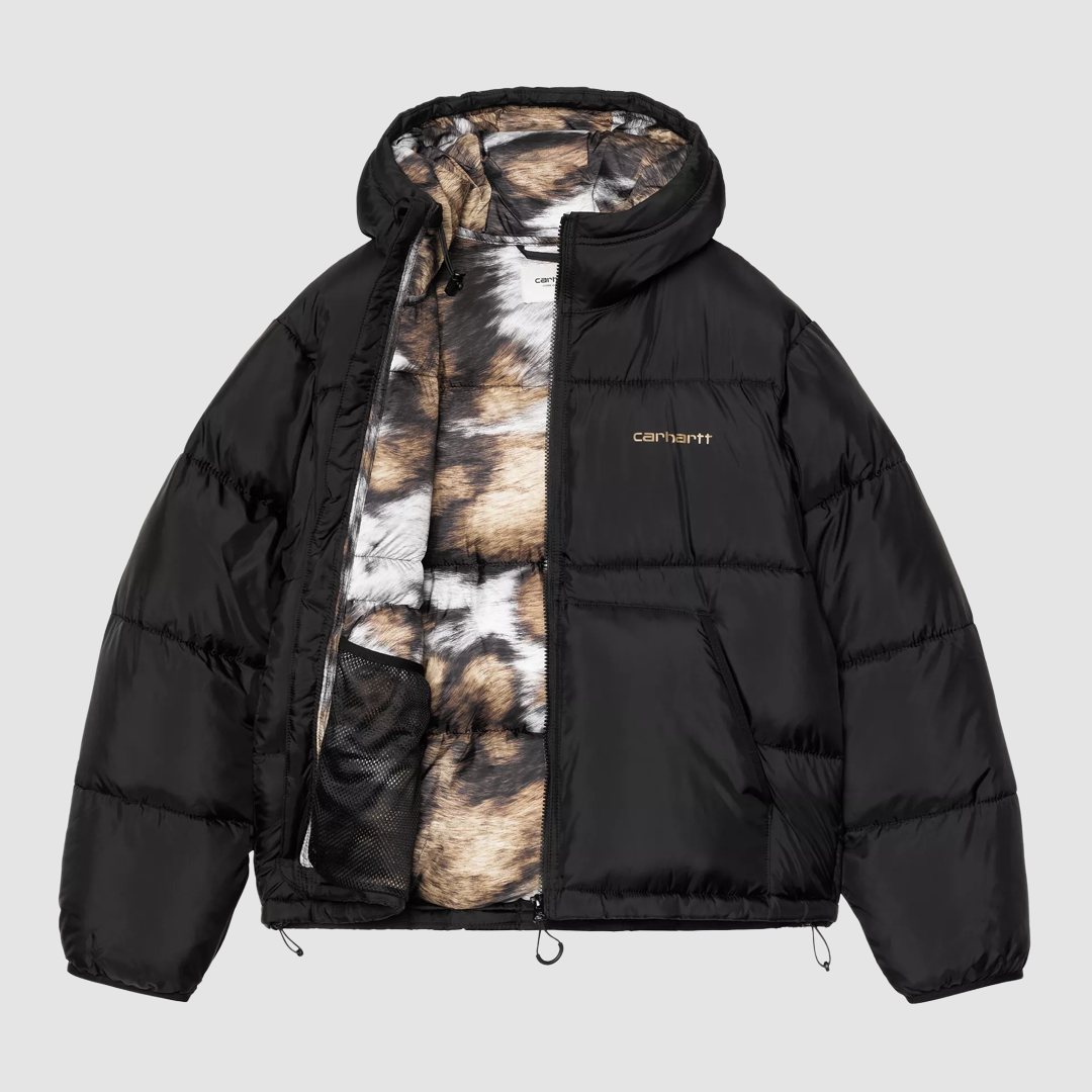 W' Toronto Jacket Black / Wild Dog Print