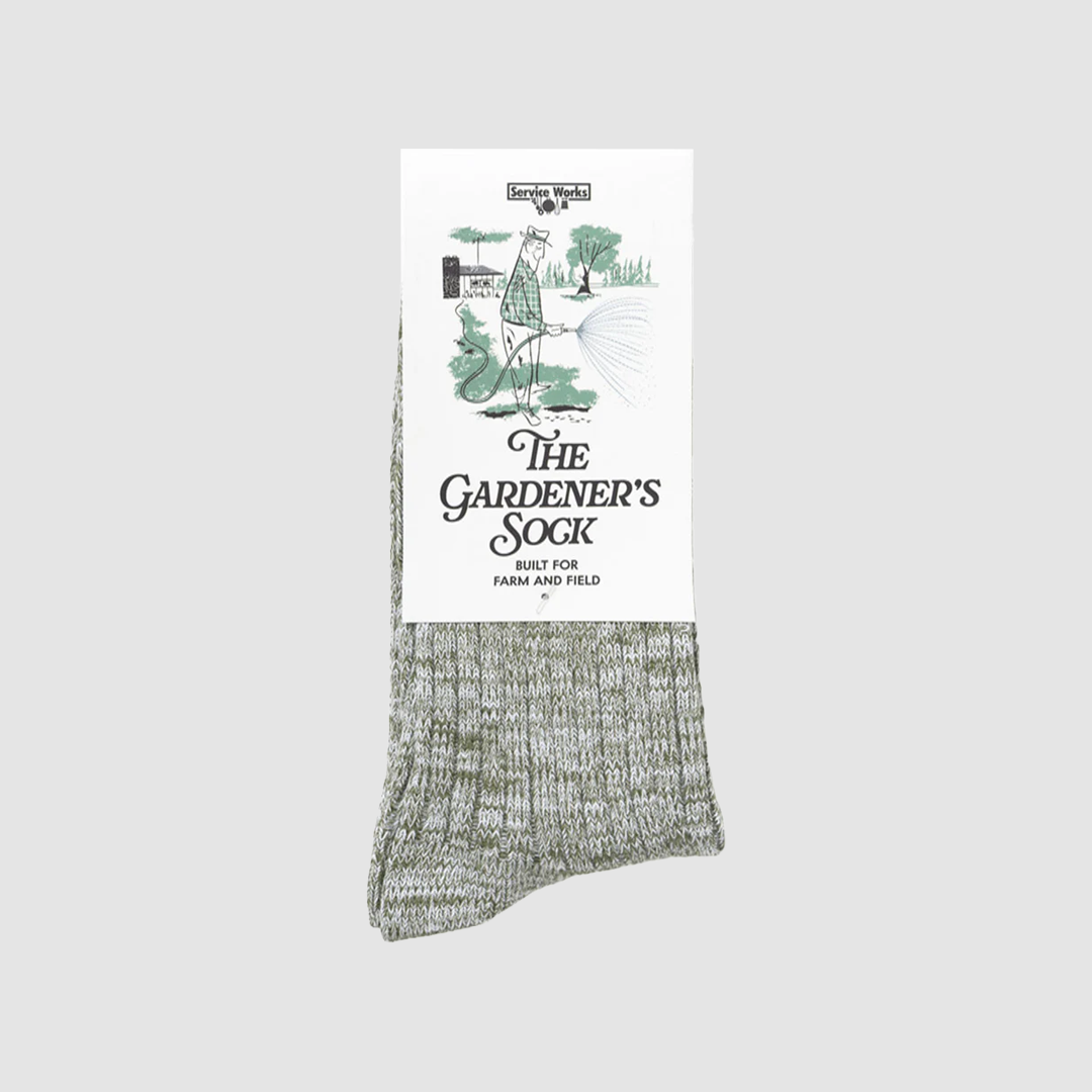 Flecked Socks Green