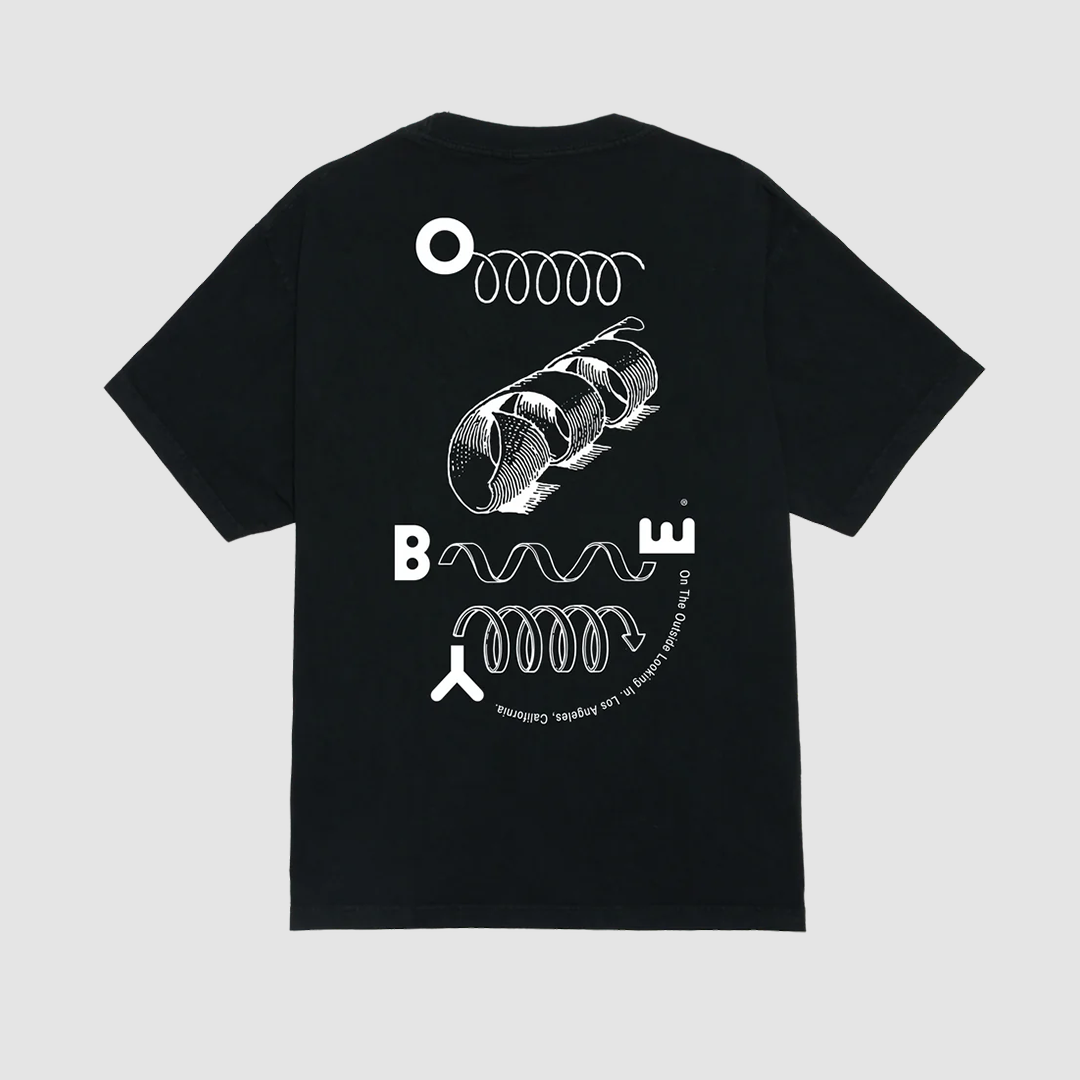 Obey OUtside Looking In T-Shirt Pigment True Vintage Black