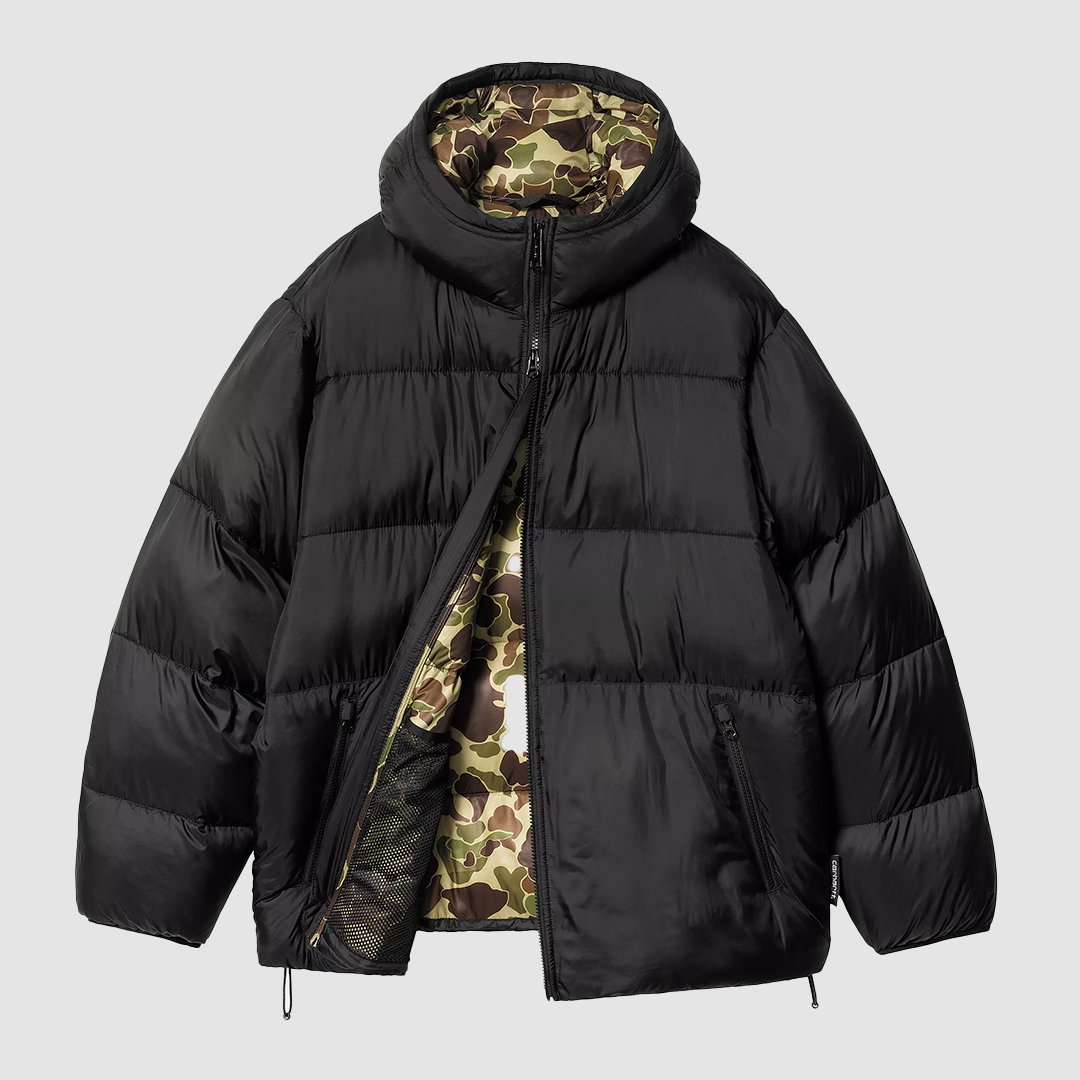 Toronto Jacket Black / Camo Duck Green