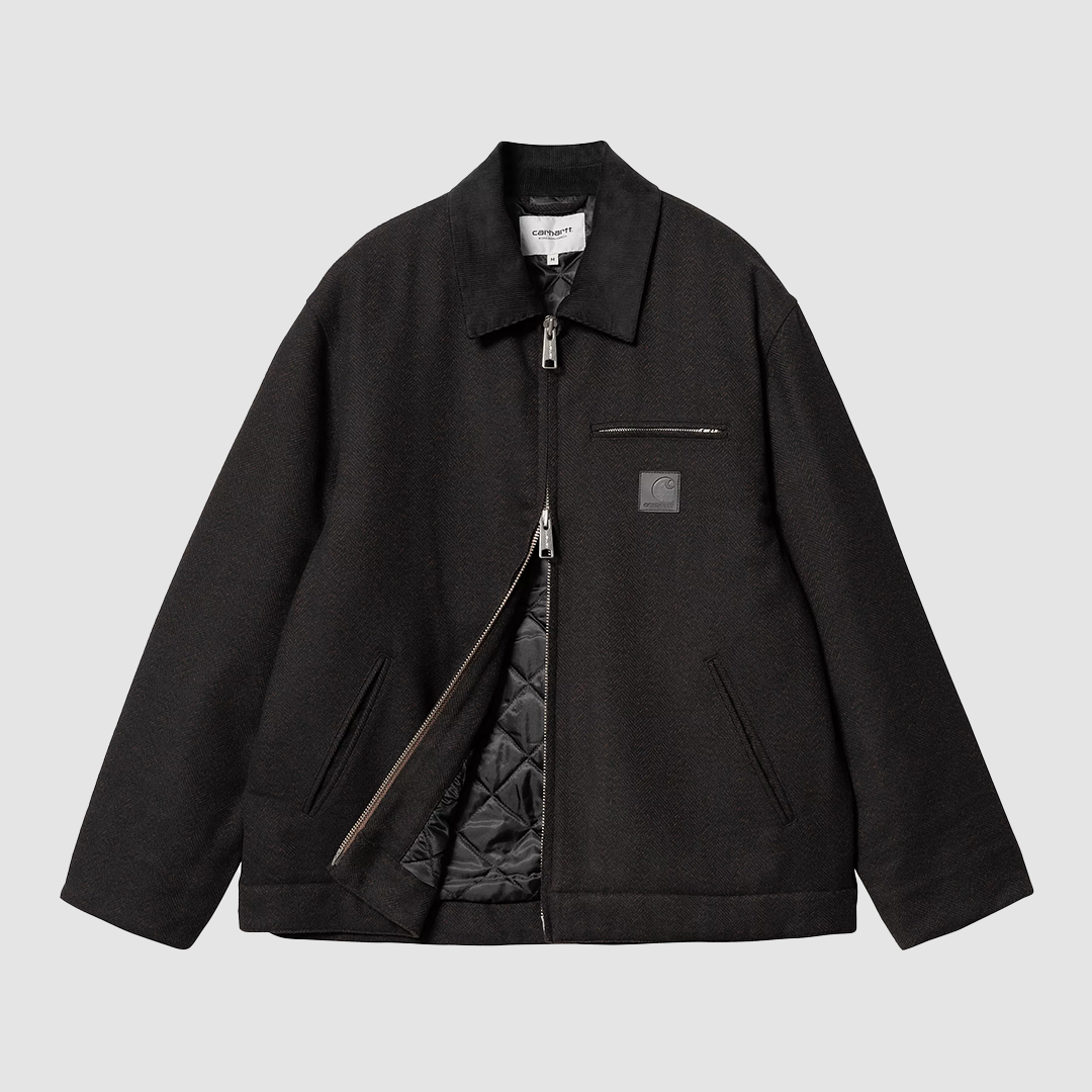 Truman Coat Chocolate / Black