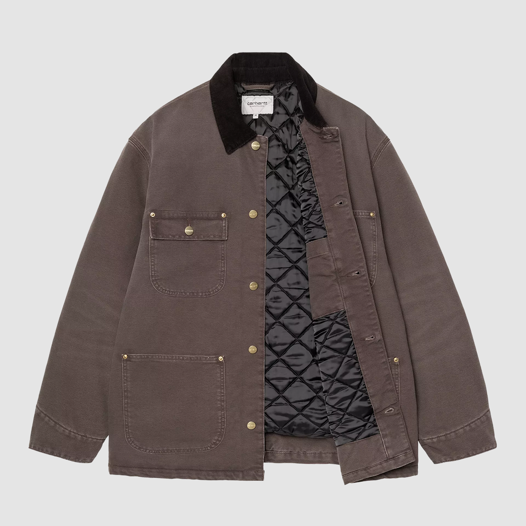 OG Chore Coat Tobacco / Black Stone Canvas
