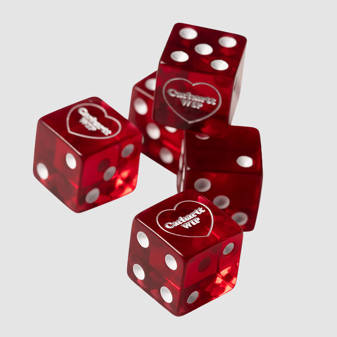 Heart Dice Set Scarlet