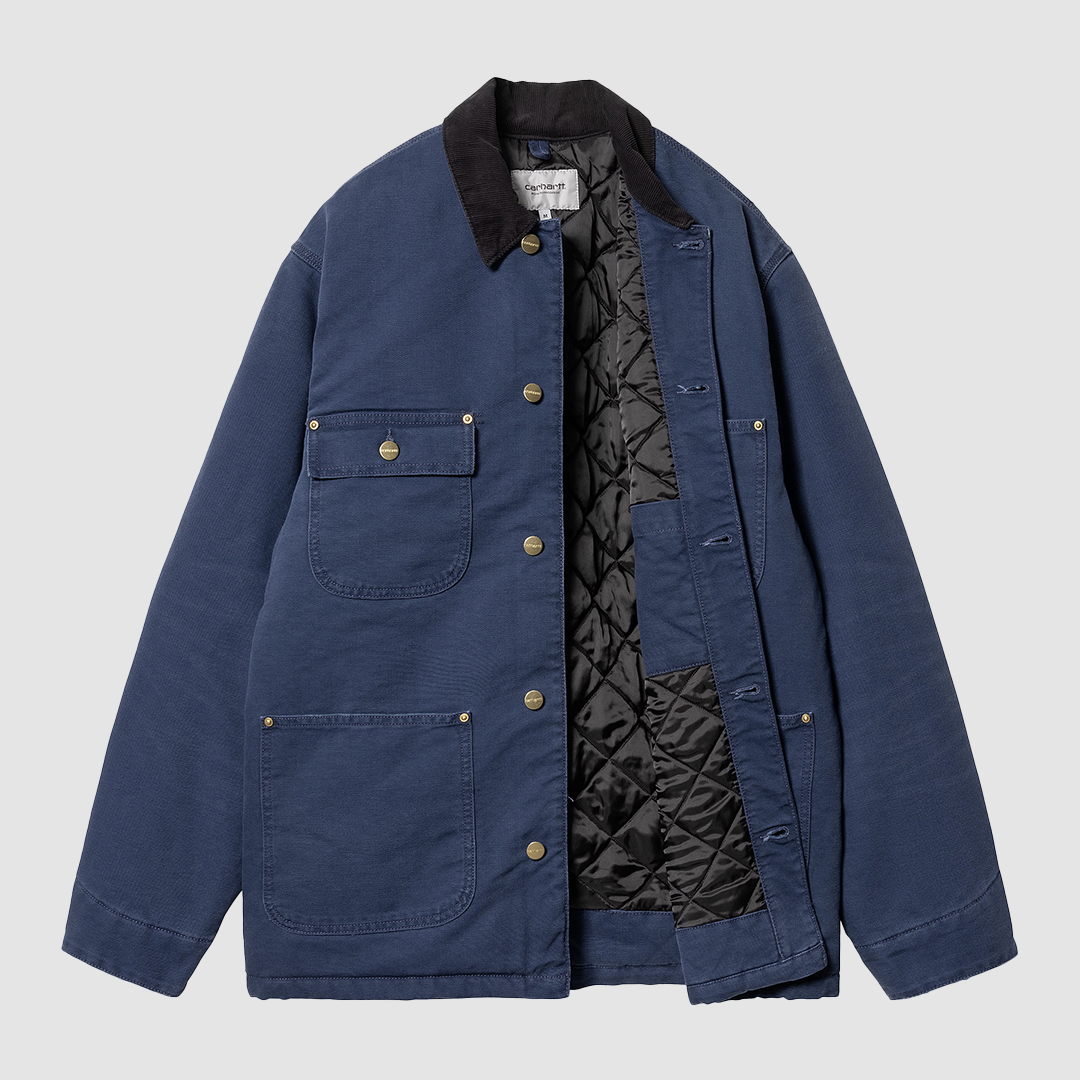 OG Chore Coat Air Force Blue / Black Aged Canvas