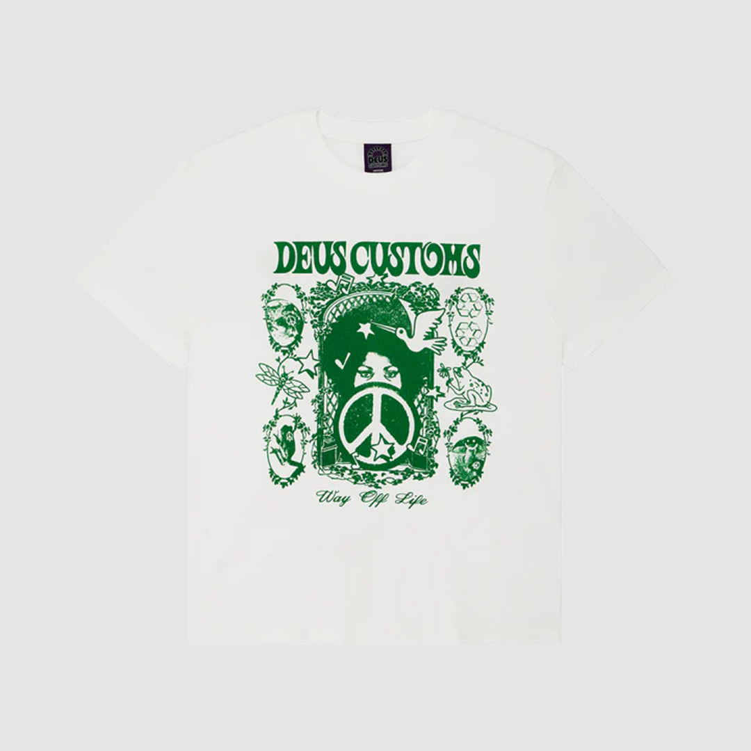 Mother-Earth T-Shirt Vintage White