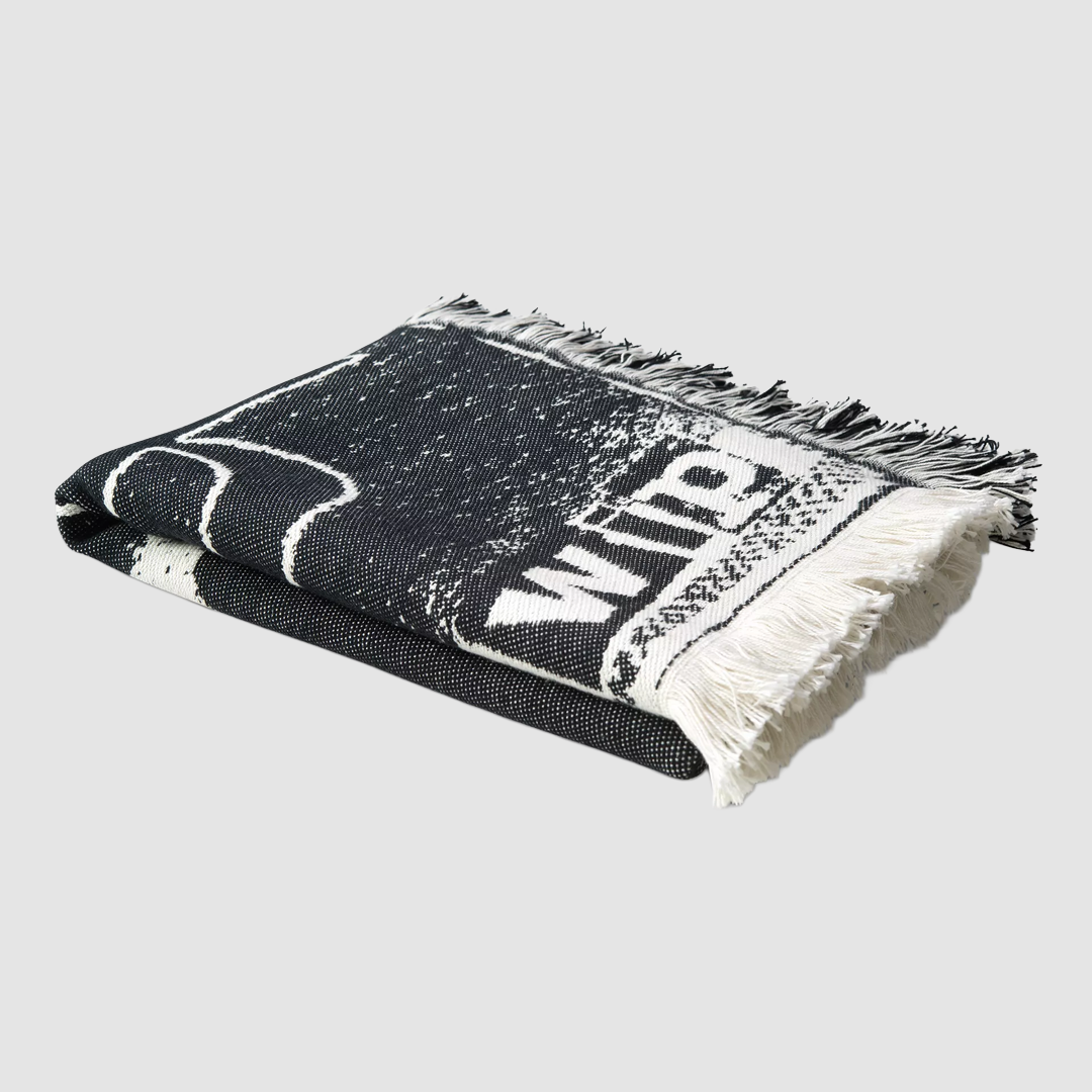 Letterpress Blanket Jacquard Black / Wax