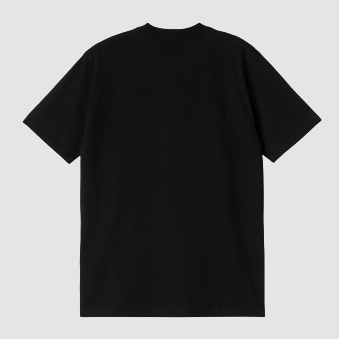 S/S Press Script T-Shirt Black