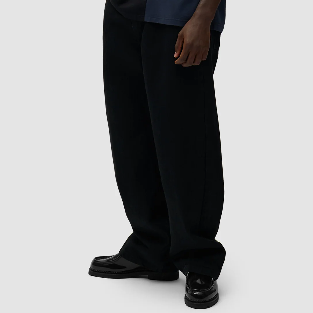 Circle Logo Pocket Pants Black