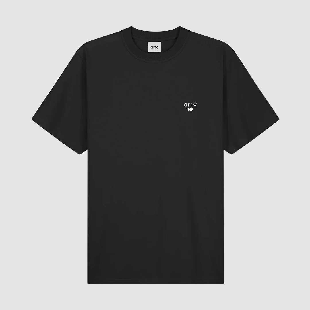Heart Logo T-Shirt Black