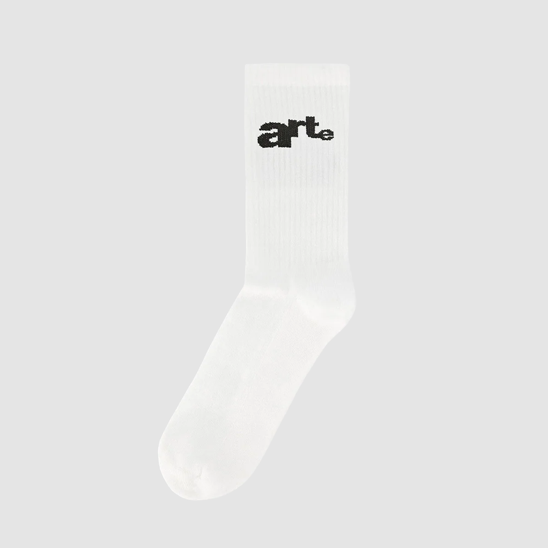 Big Logo Socks White