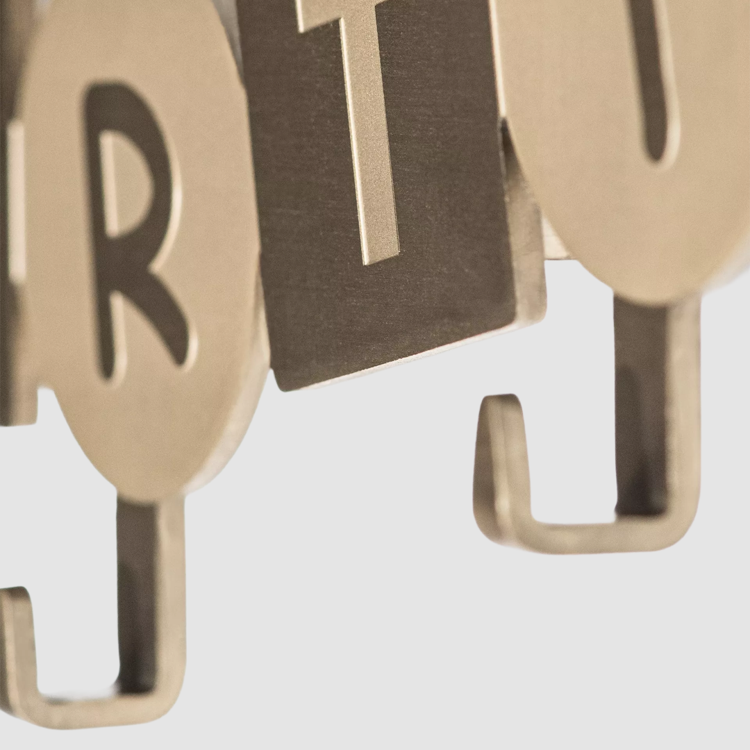 ABC Wall Coat Hanger Stainless Steel Gold