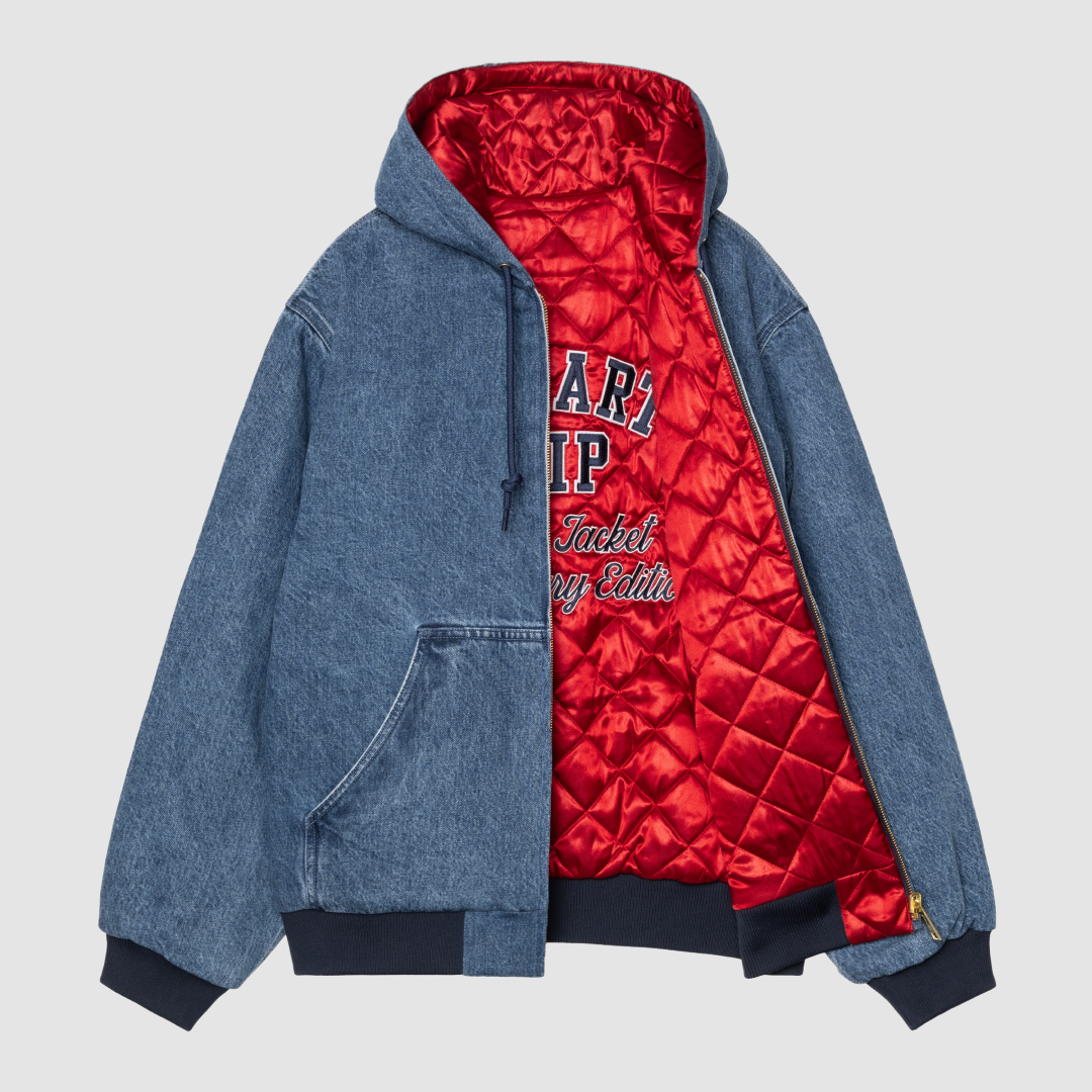 50 Years Anniversary OG Active Jacket Denim Blue/ USA Red Stone Bleached