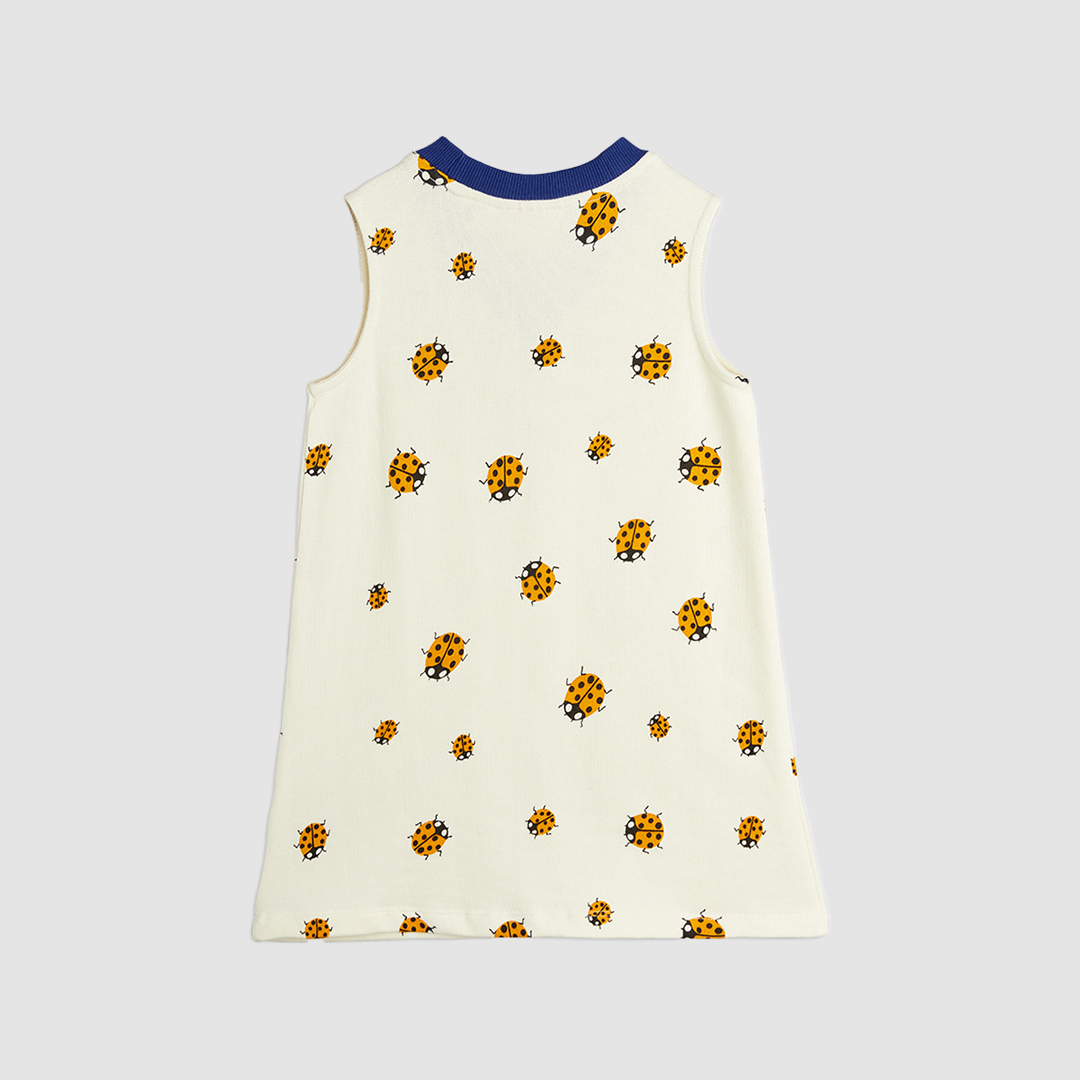 Ladybugs Aop Sweatdress Offwhite