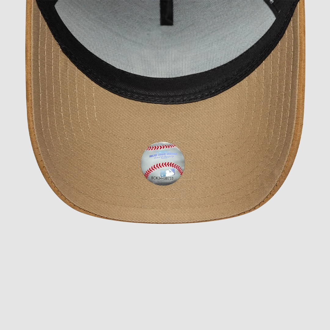 9FORTY E-Frame New York Yankees Suede Visor Black