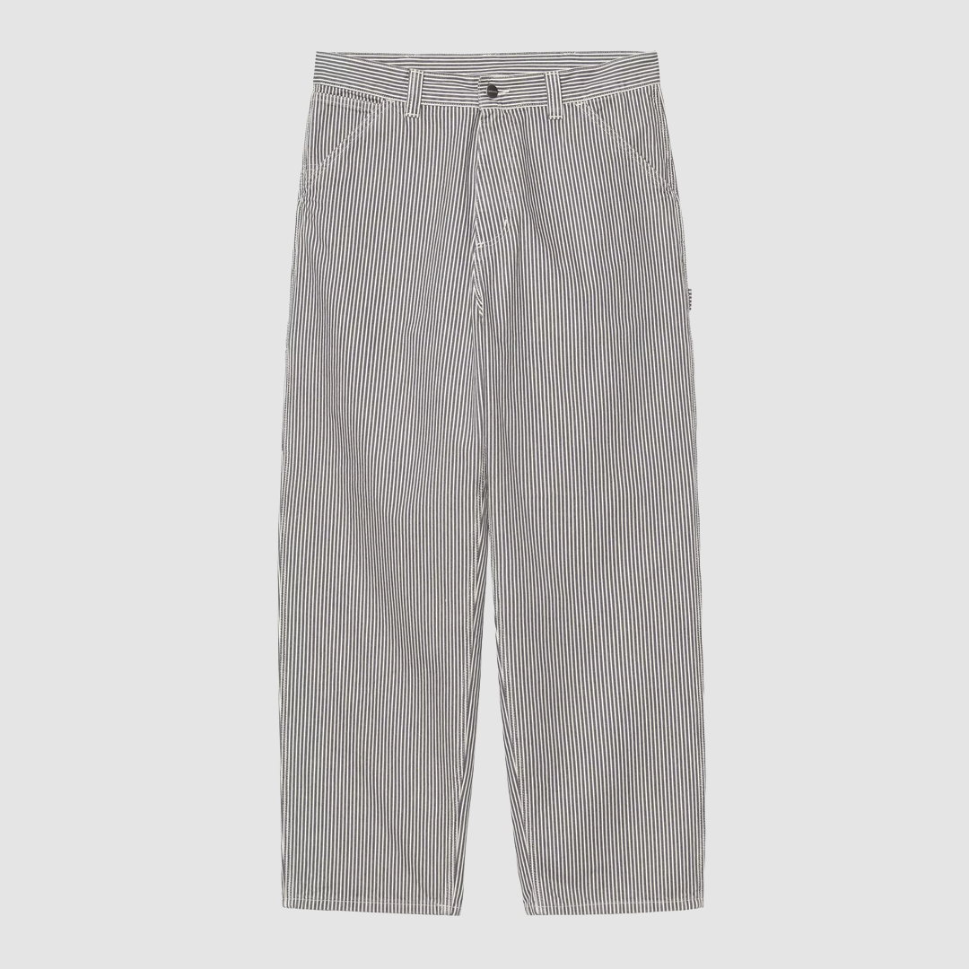 Mercer Single Knee pant Stripe Graphite / Wax Stone Washed