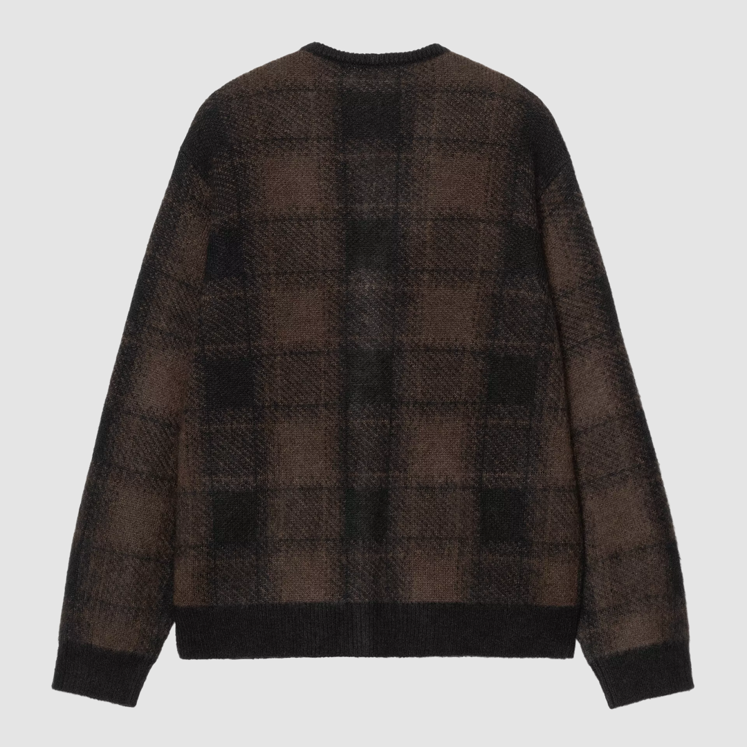 Everson Cardigan Everson Jacquard Black / Palisander