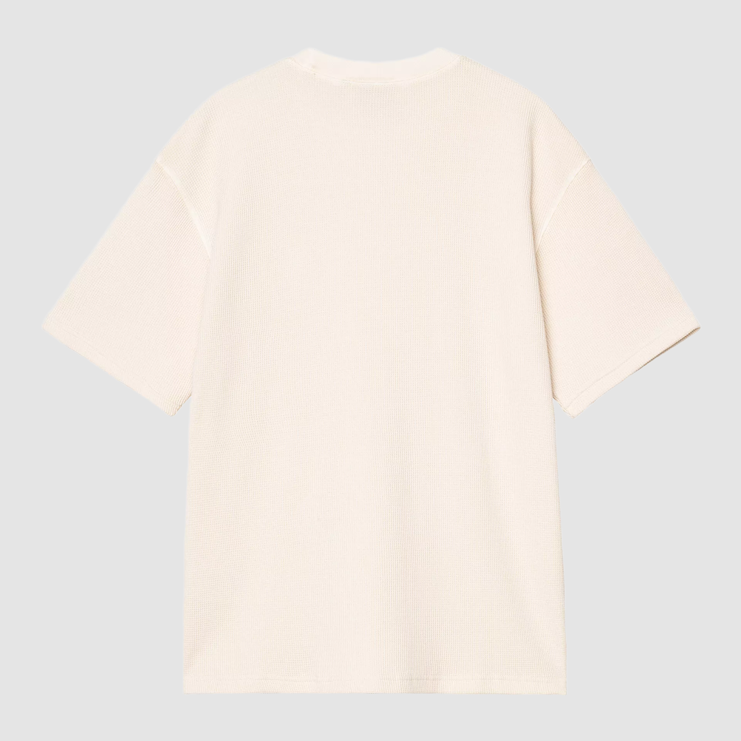 S/S Nelson Waffle T-Shirt Natural Garment Dyed