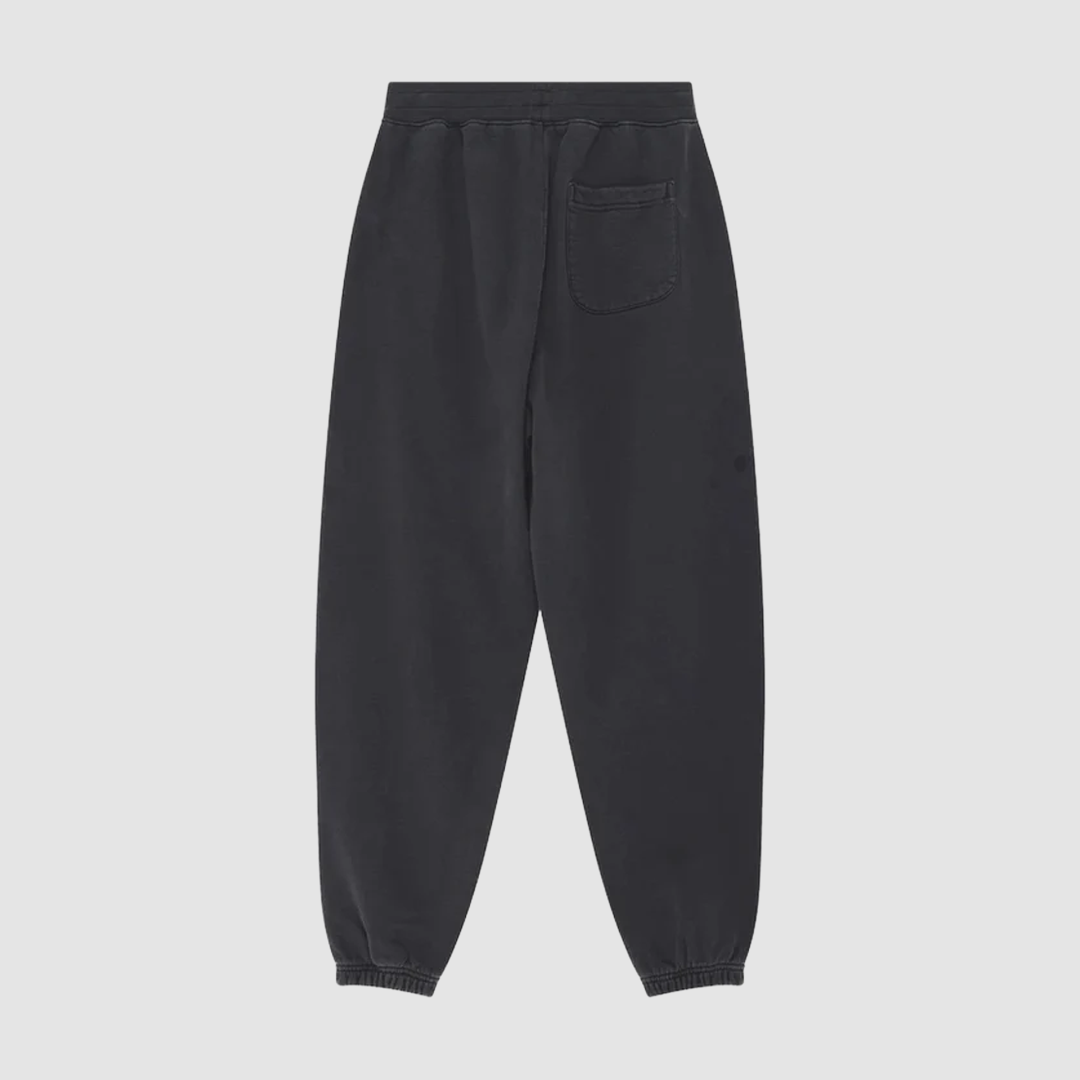 Shield Garment Dyed Track Pant Black