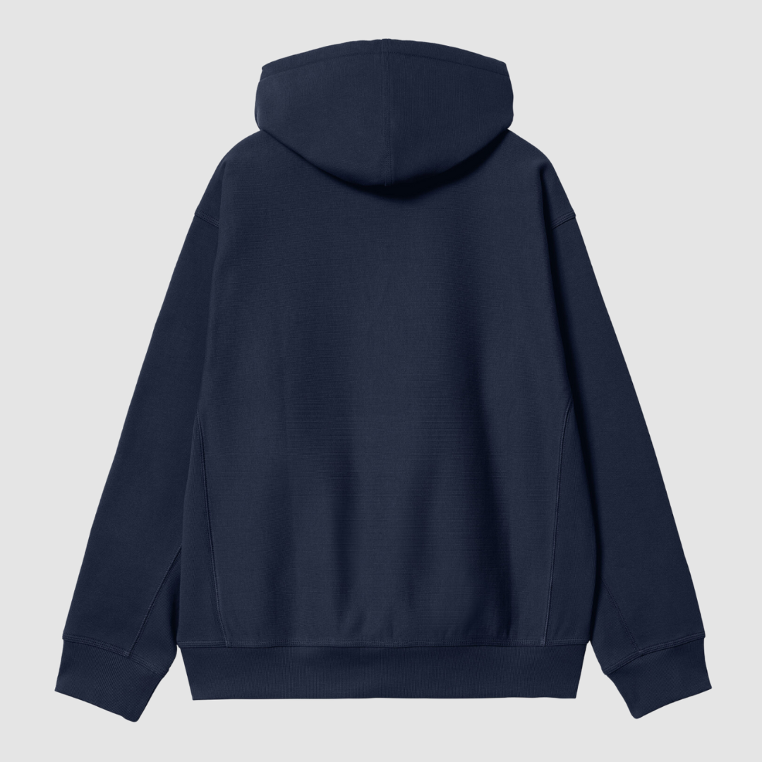 Hooded American Script Sweat Air Force Blue
