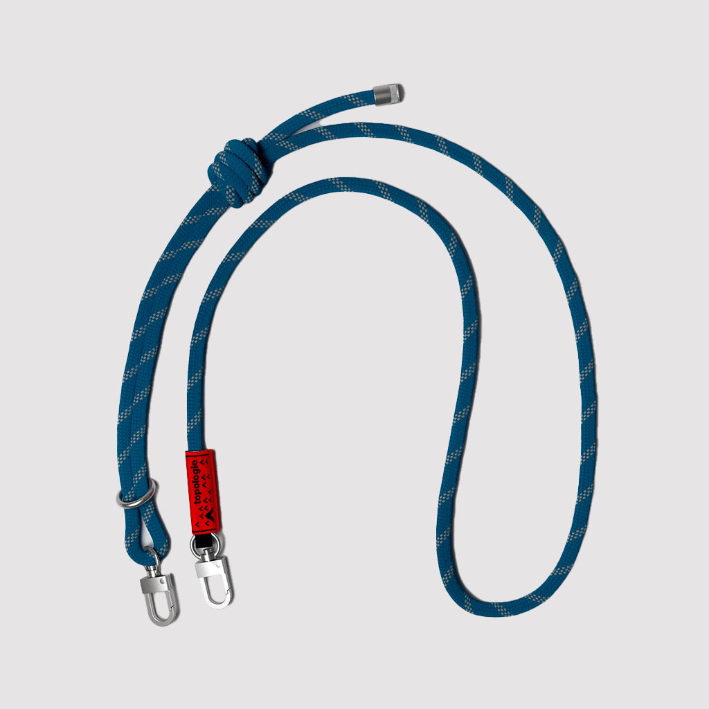 Topologie 8.0mm Rope Strap Aqua Reflective