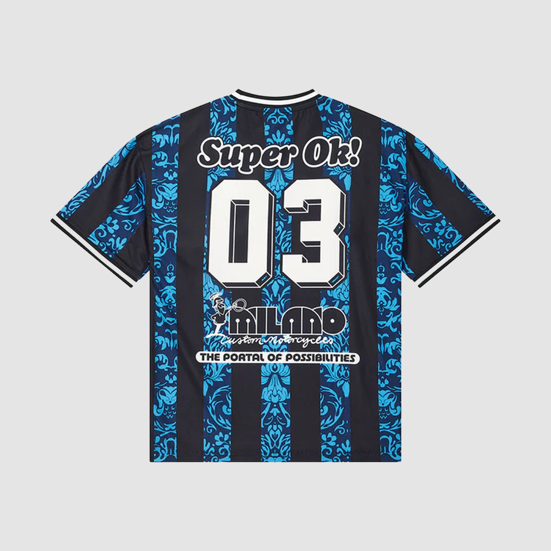 Nouveau Moto T-Shirt Pageant Blue