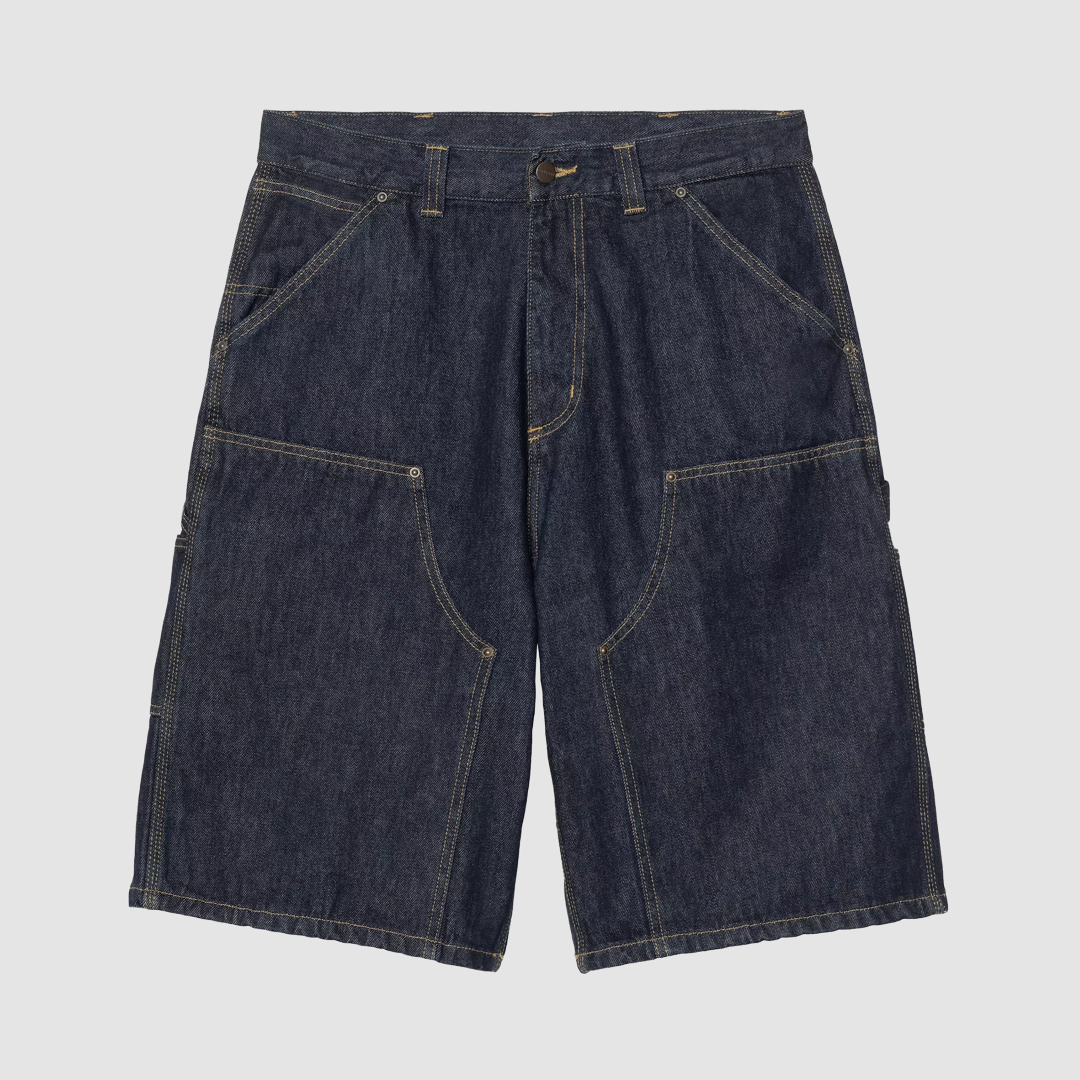 OG Double Knee Short Blue Rinsed