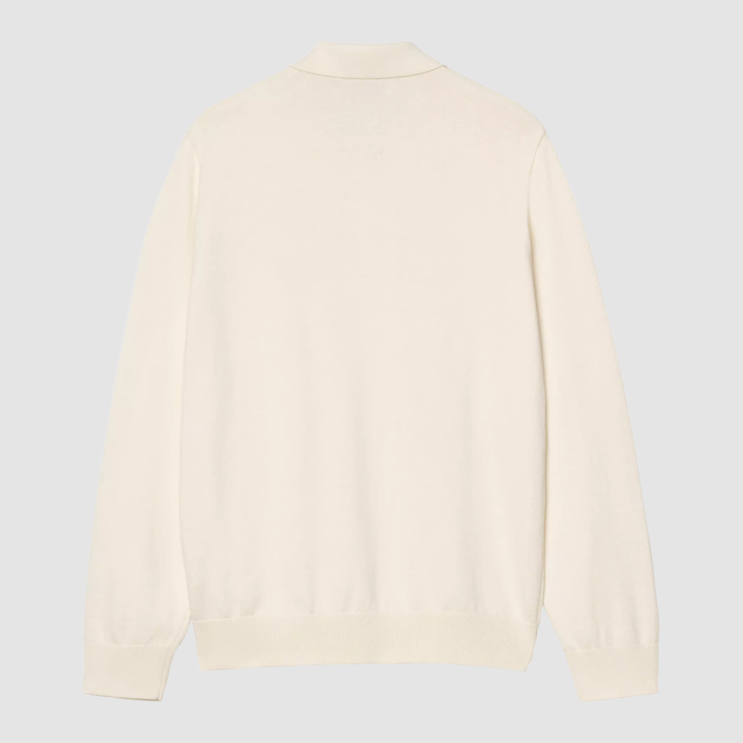 L/S Madison Polo Knit Cinnerus / Black