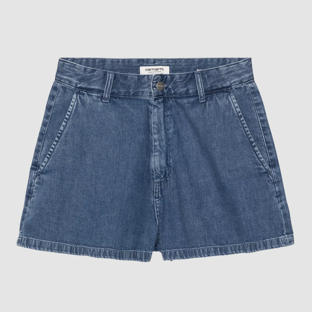 W' Lova Short Blue Stone Washed