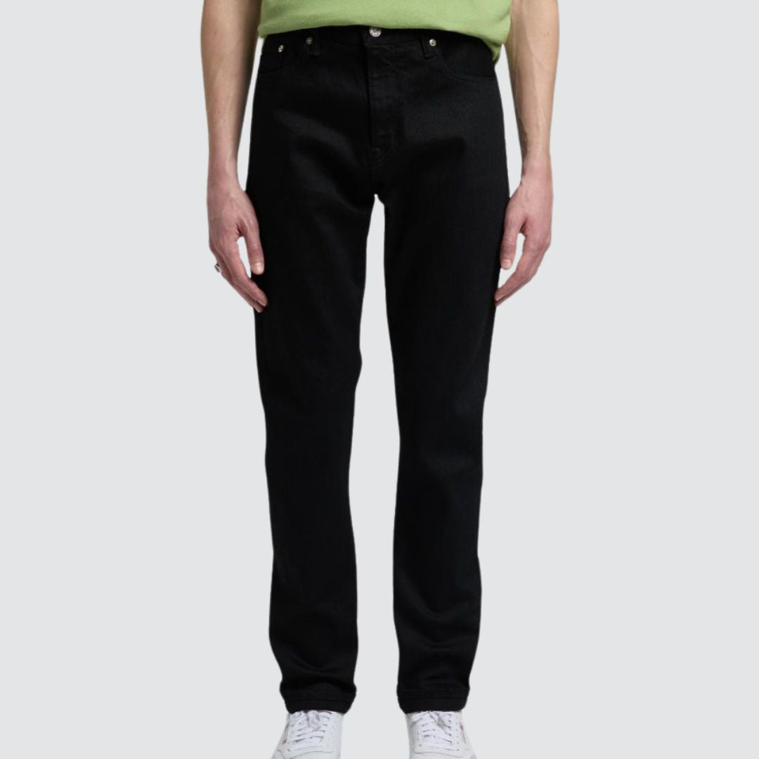 Slim Tapered Jeans Black Rinsed