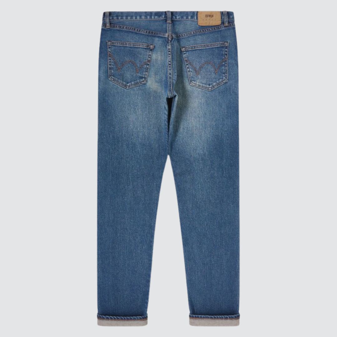 Slim Tapered Jeans Blue Mid Used