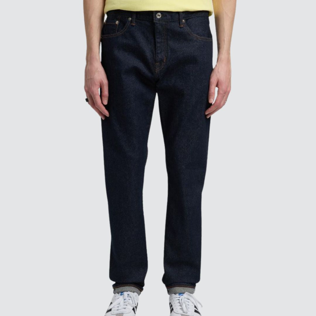 Slim Tapered Jeans Blue Rinsed