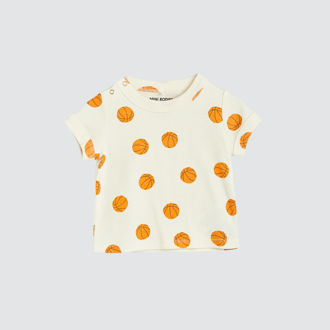 Basketball AOP SS T-Shirt Off White
