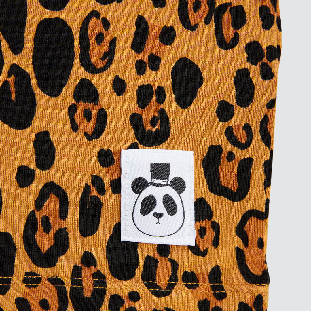 Basic Leopard SS T-Shirt Beige