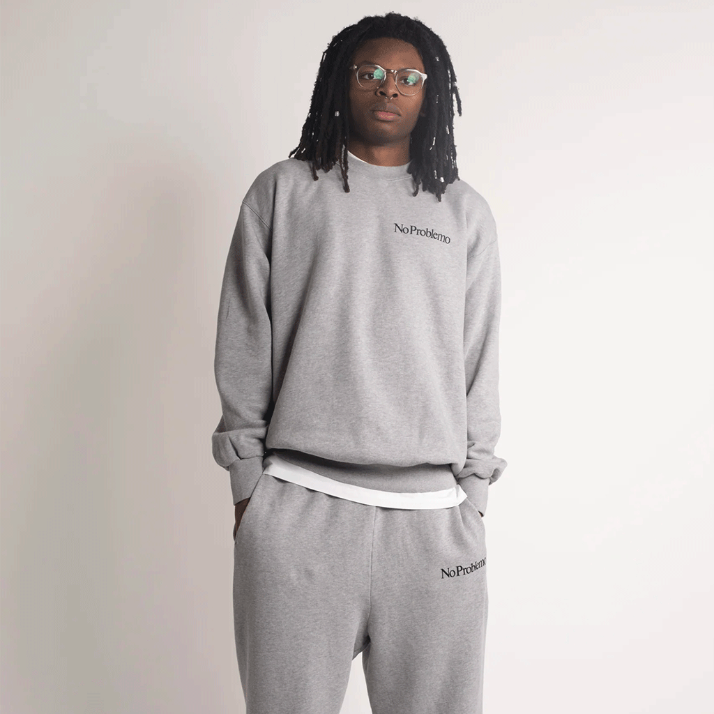 Mini No Problemo Sweat Grey Marle