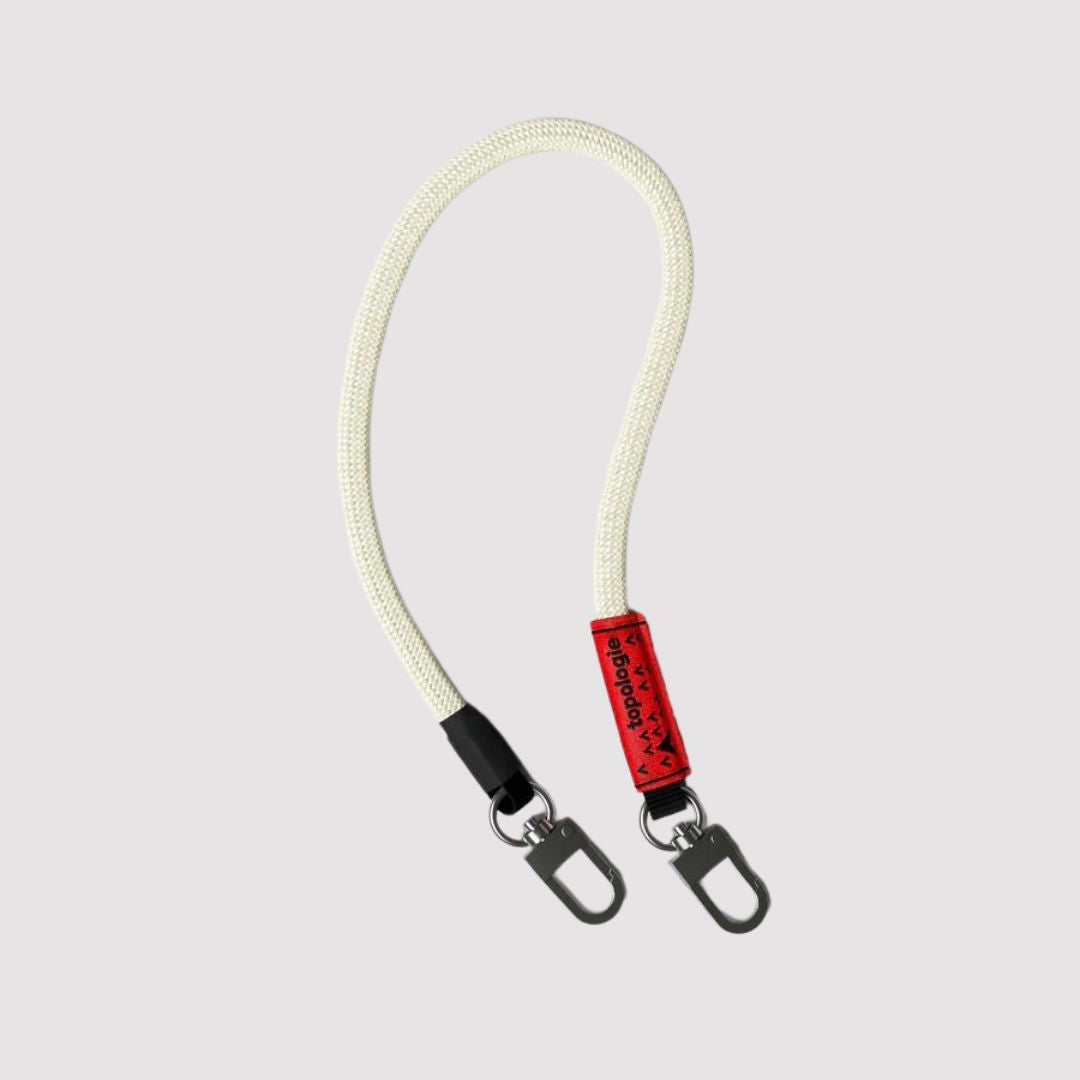 Topologie 8.0mm Wrist Strap Beige Melange