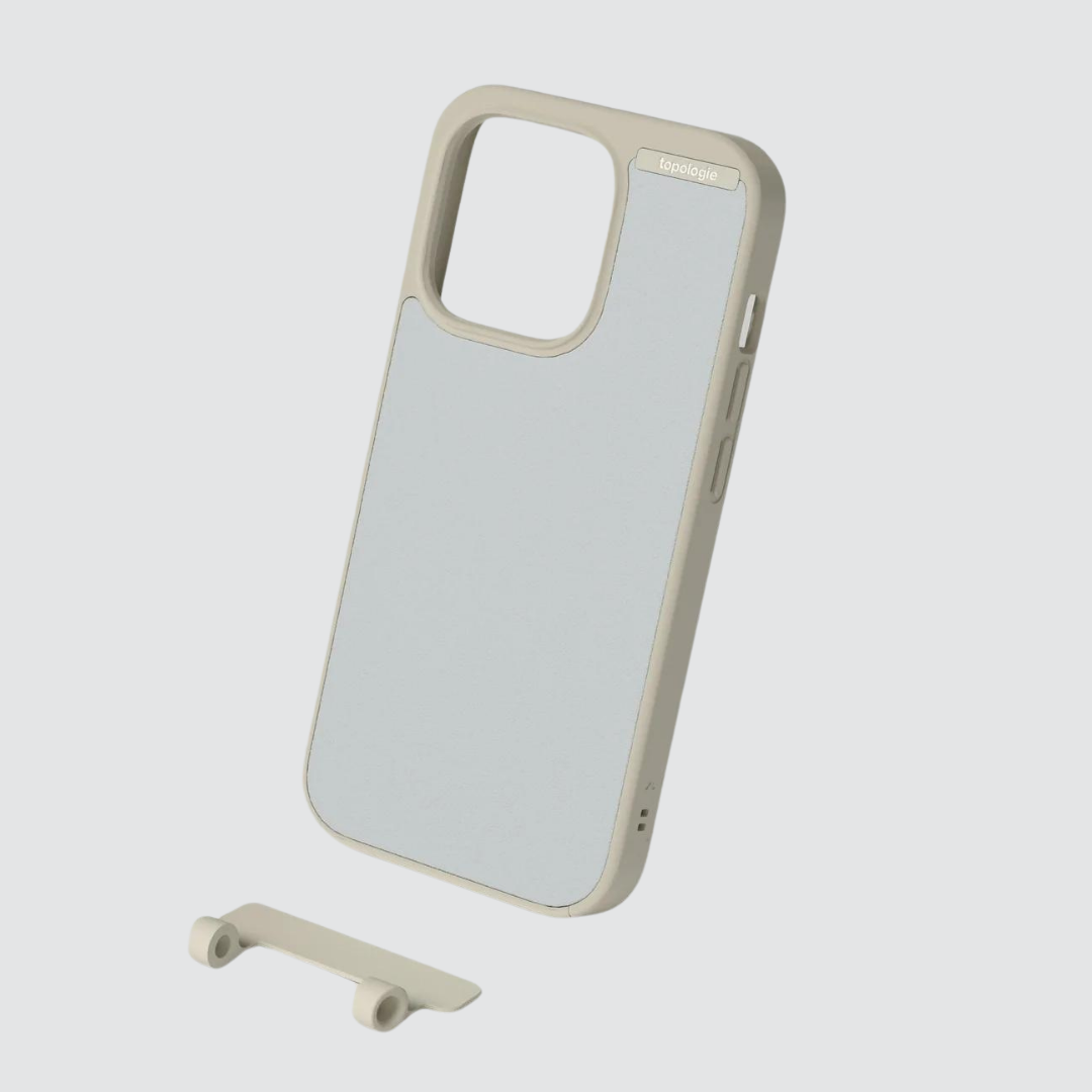 Topologie Bump Phone Case Matte Moon / Ice Blue iPhone 13/14
