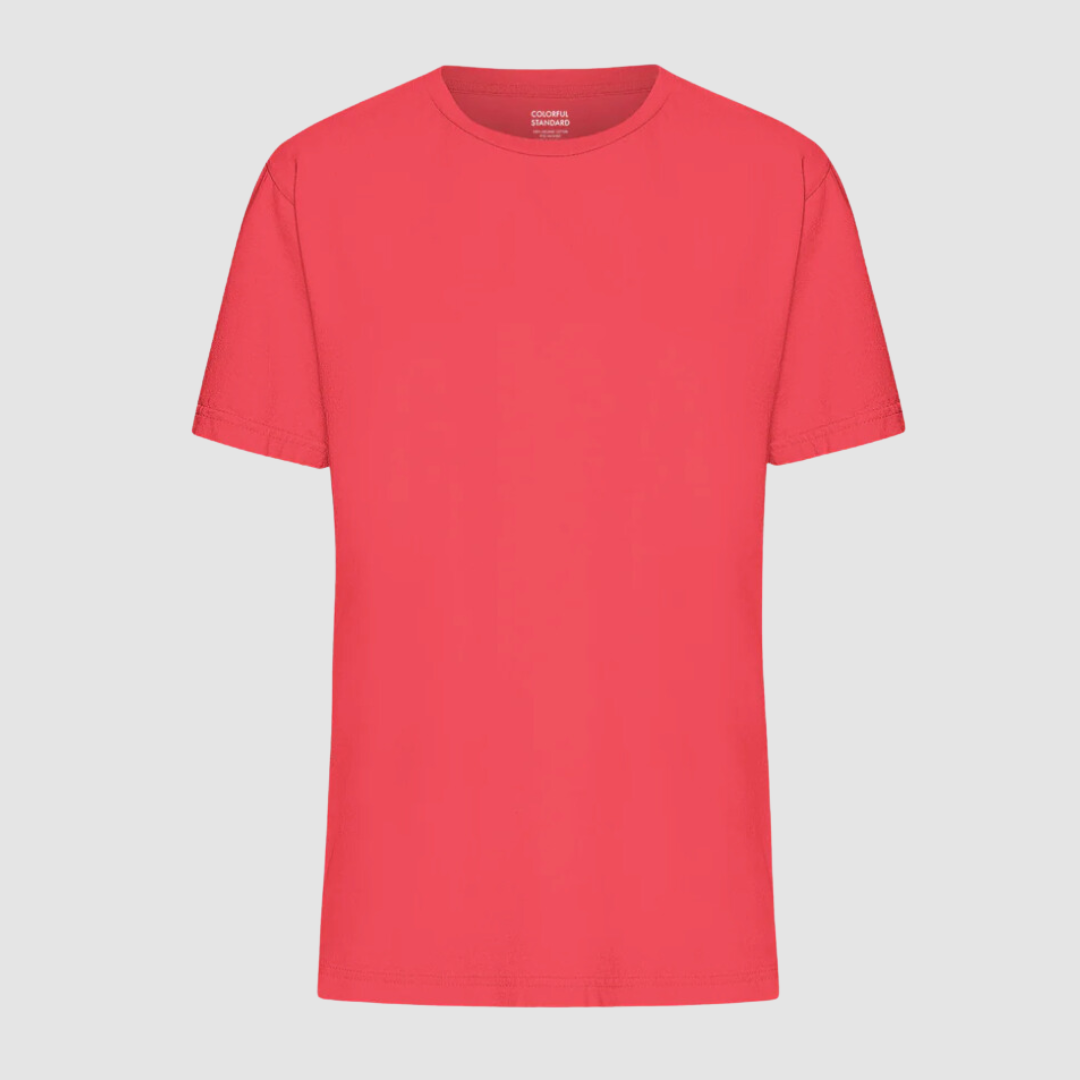 Classic Organic Tee Red Tangerine