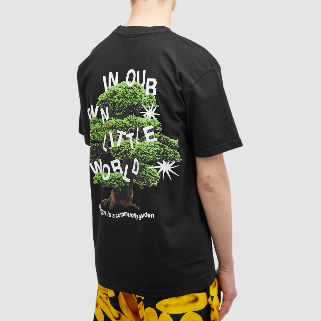 Community Garden T-Shirt Washed Black