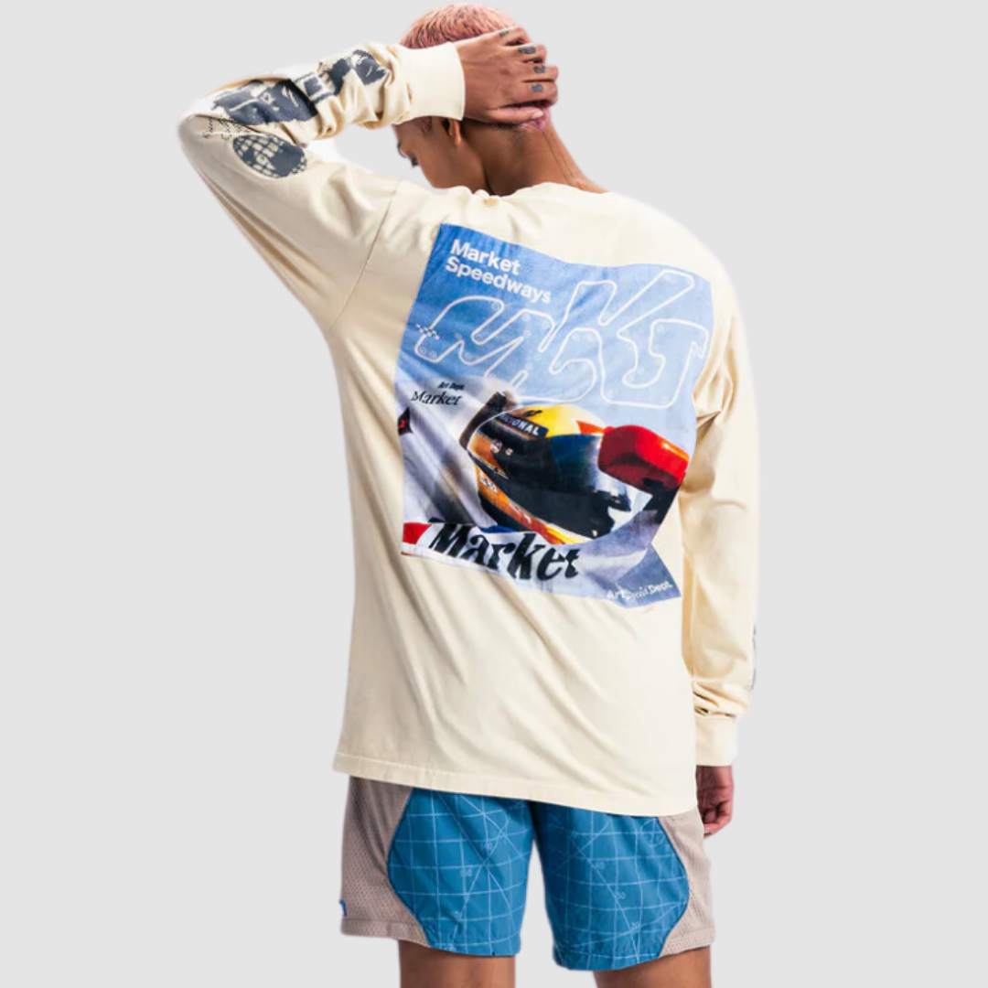 Corsa LS T-Shirt Ecru