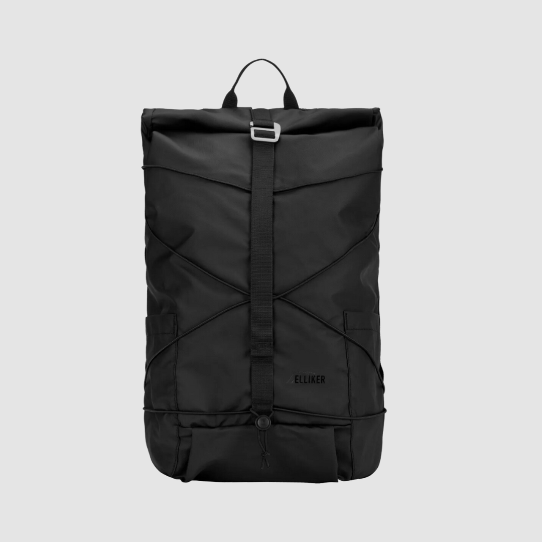 Dayle Roll Top Backpack Black