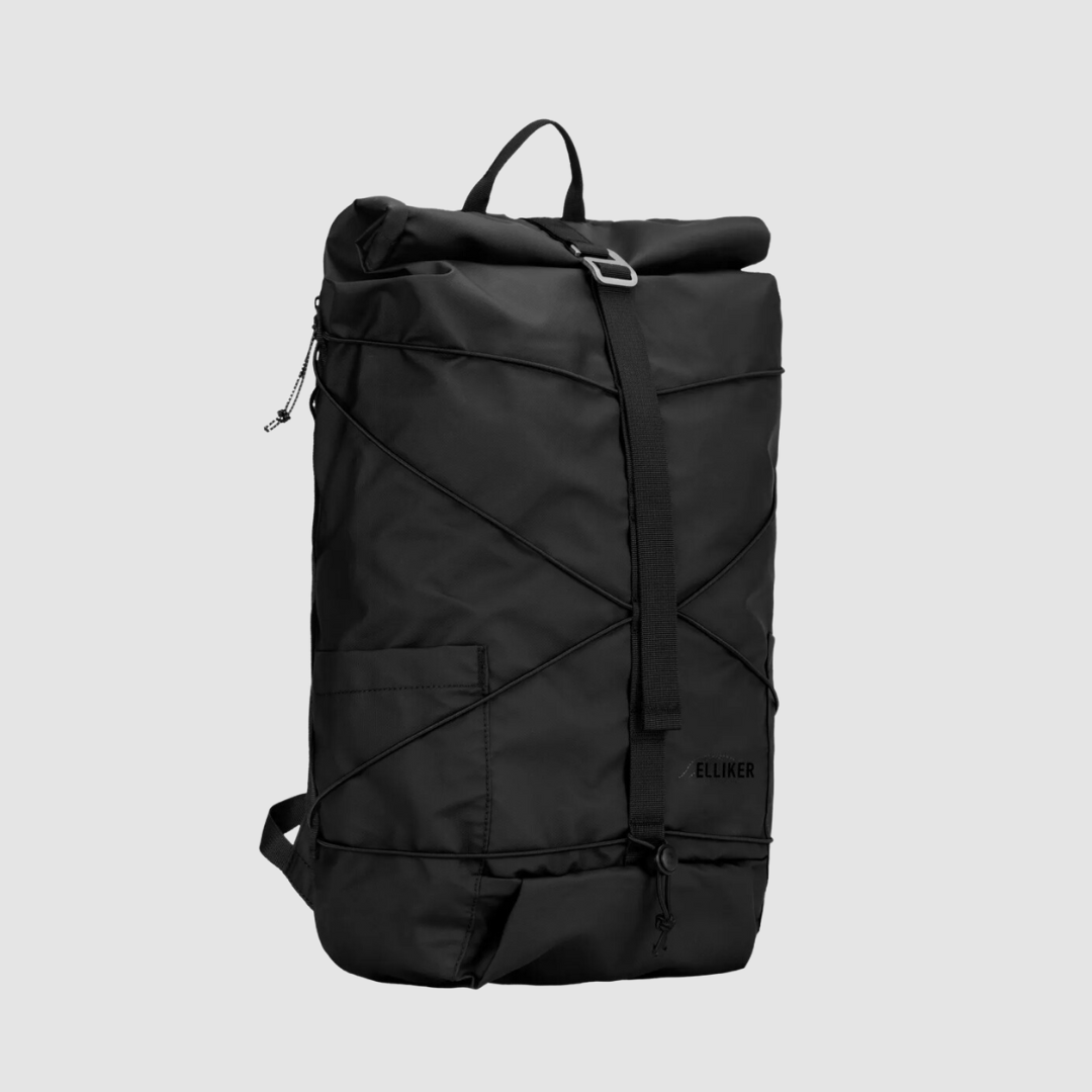 Dayle Roll Top Backpack Black