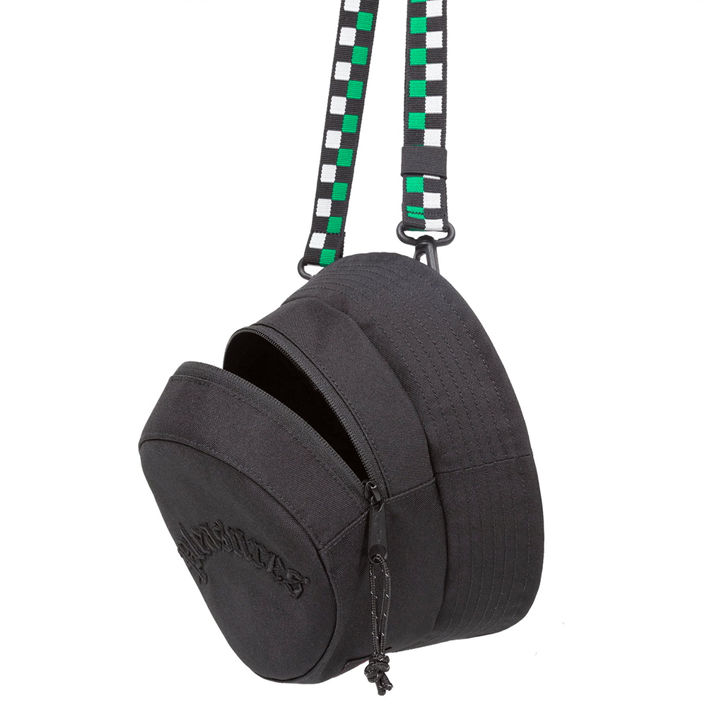 Pleasures Bucket Crossbody Embroidery Black