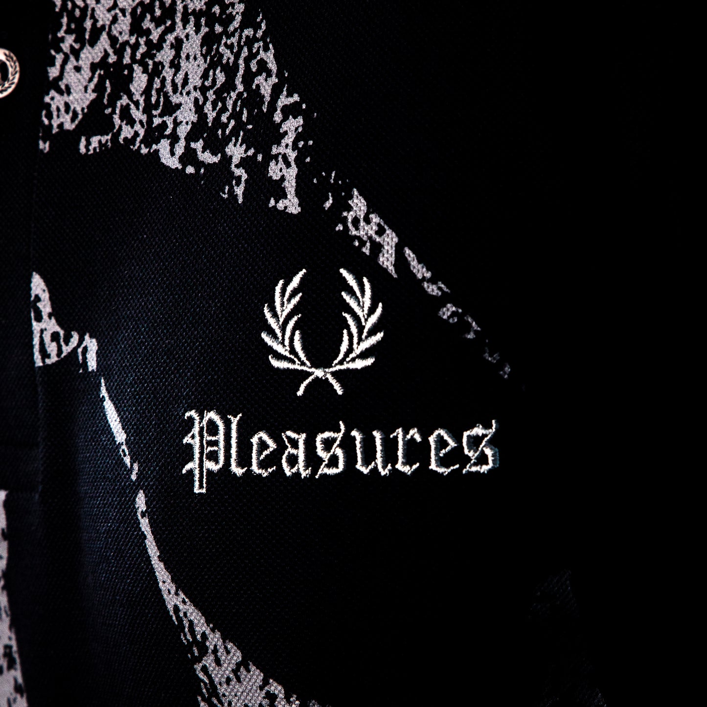 Skull Fred Perry Shirt Black