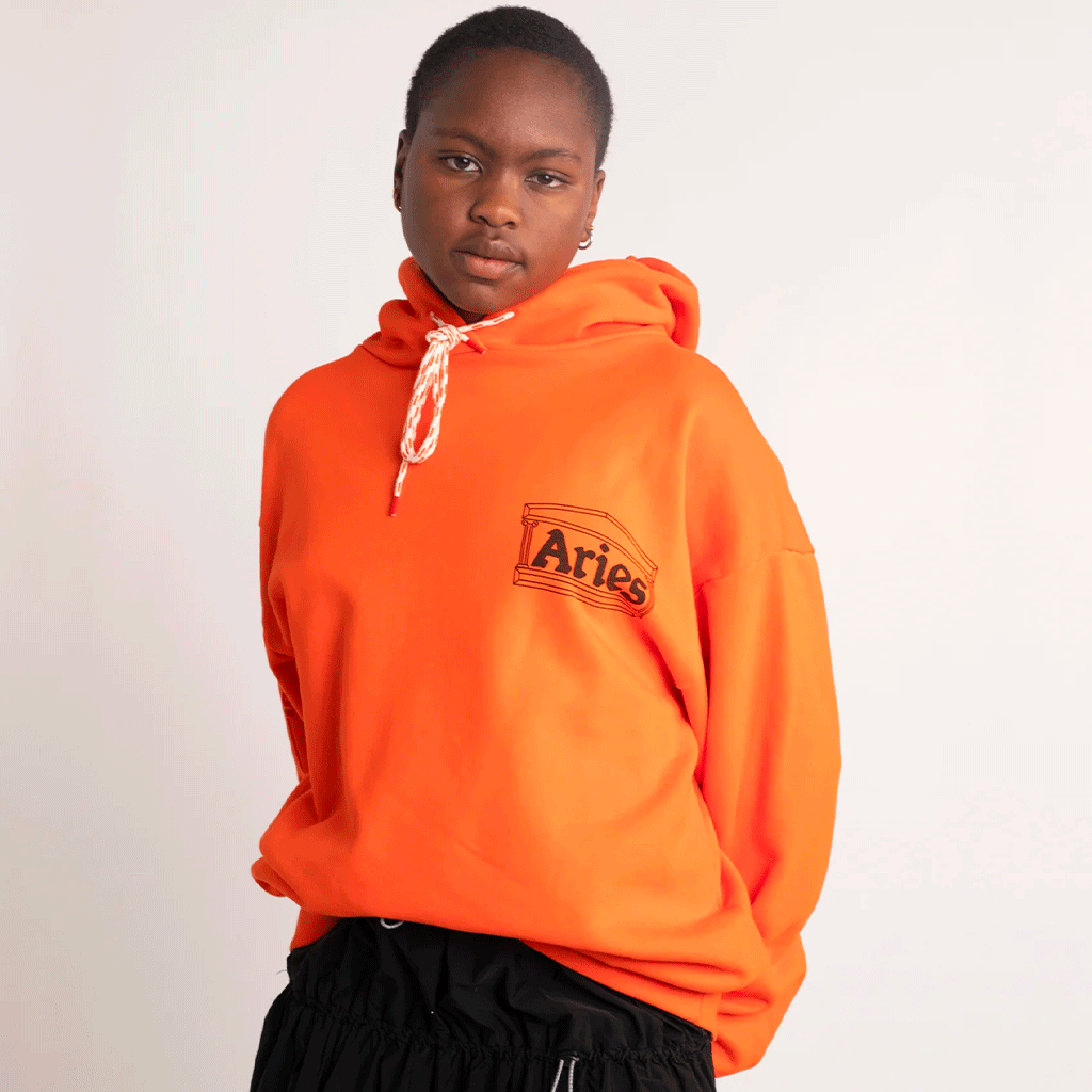 Column Hoodie Orange