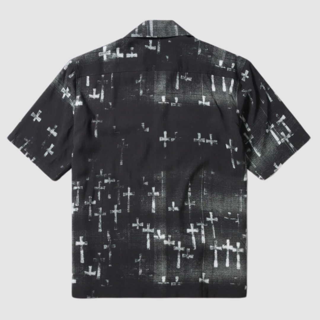 Graveyard Hawaiian Shirt Black