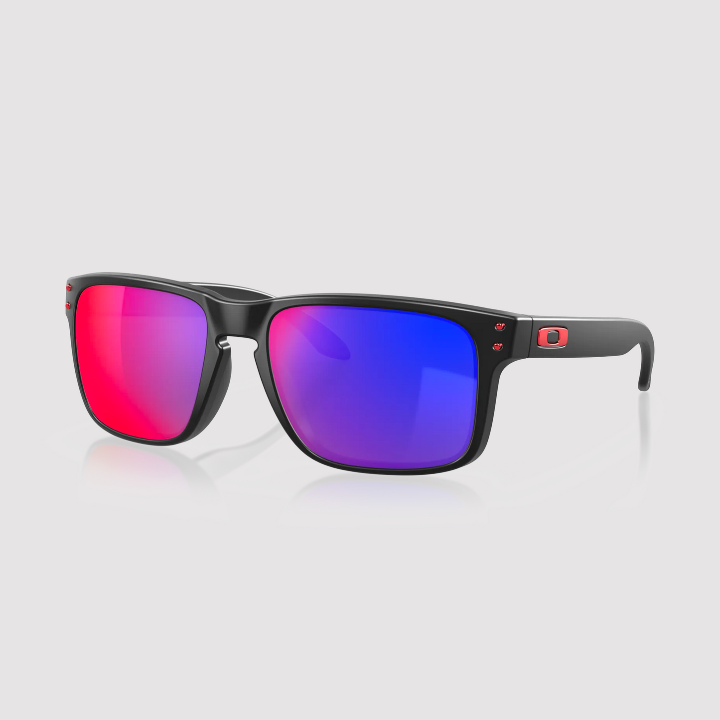 Holbrook Matte Black / + Red Iridium