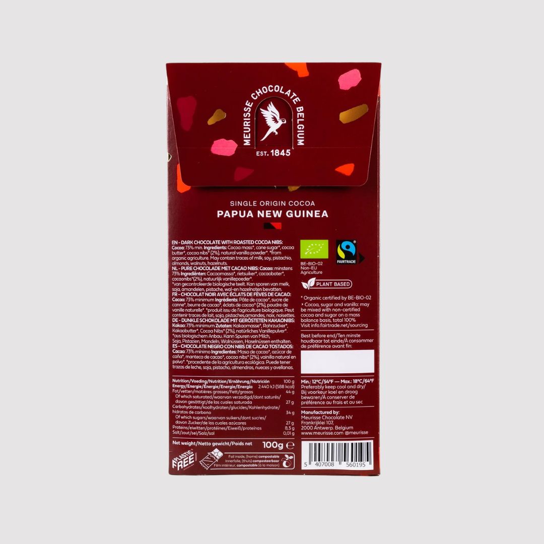 Dark Chocolate with Cacao Nibs