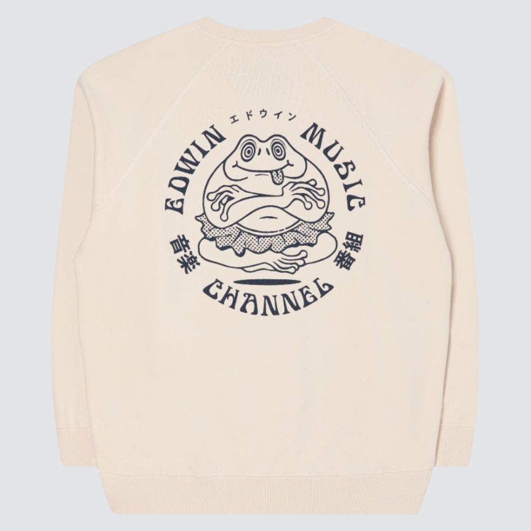Edwin Music Channel Sweat Whisper White